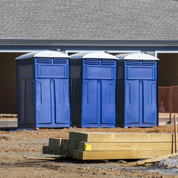 how do you dispose of waste after the porta potties have been emptied in Center Point Texas